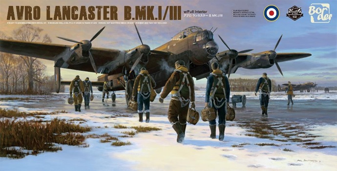 ボーダーモデル[BF010] 初回特典付 1/32 アブロ ランカスター B.MKI/III フルインテリア