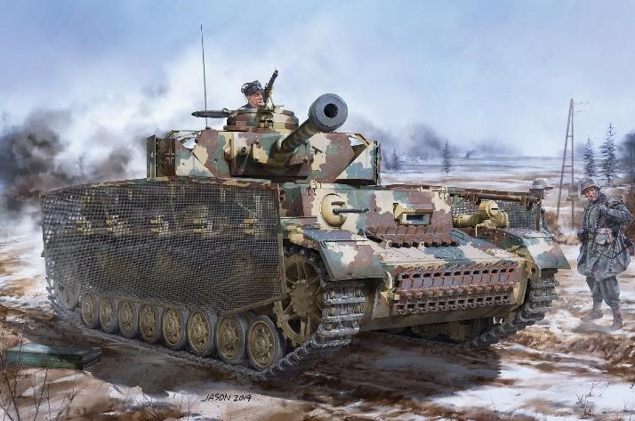 ボーダーモデル[BT008]1/35　ドイツIV号戦車 J型　最後期型 w/連結組立可動式履帯