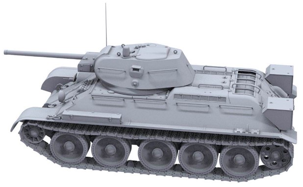 ボーダーモデル[BT009]ソビエト中戦車 T34E / T34-76 (2in1)