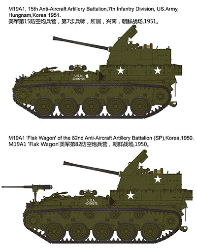 ブロンコ[CB35148] 1/35 米・M19A1対空自走砲・朝鮮戦争 - M.S Models