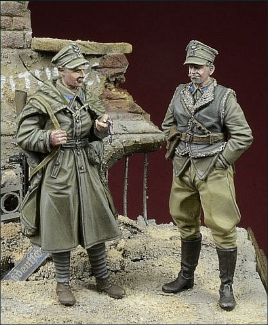 D-Day miniature studio［DD35048］ 1/35 ポーランド人民軍(LWP)の兵士達 ベルリン1945(2体セット)