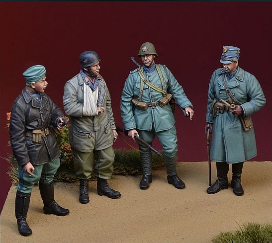 D-Day miniature studio［DD35131]1/35 WWII蘭オランダ陸軍将兵セット「女王陛下と祖国の為に」西部戦線オランダ1940