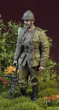 D-Day miniature studio［DD35136]1/35 WWIIベルギー陸軍歩兵 前を