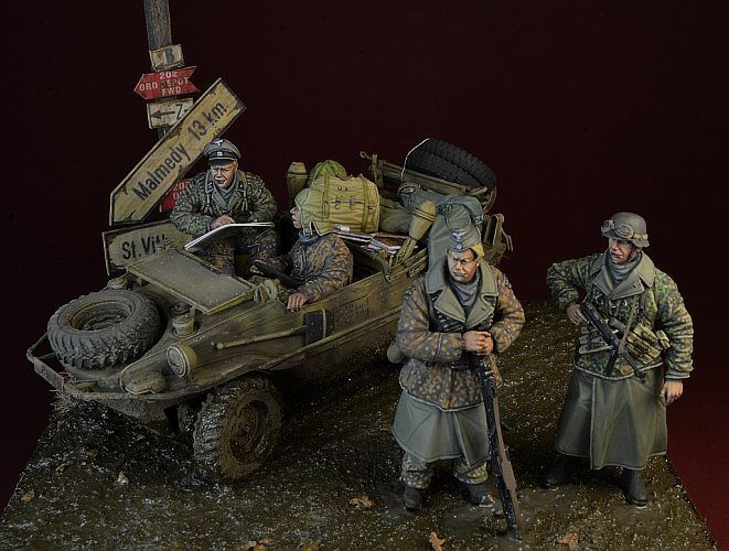 D Day Miniature Studio Dd 1 35 Wwii 独 武装ssビッグセット 前線待機 アルデンヌ1944 M S Models Web Shop