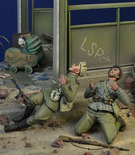 D-Day miniature studio［DD35179]1/35 WWII 露/ソ 戦死したソ連歩兵 ベルリン1945