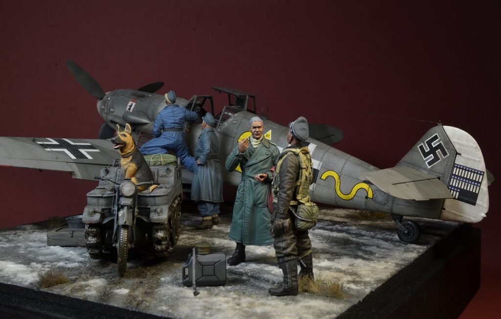 D-Day miniature studio［DD35198]1/35 WWII ドイツ空軍整備班ビック