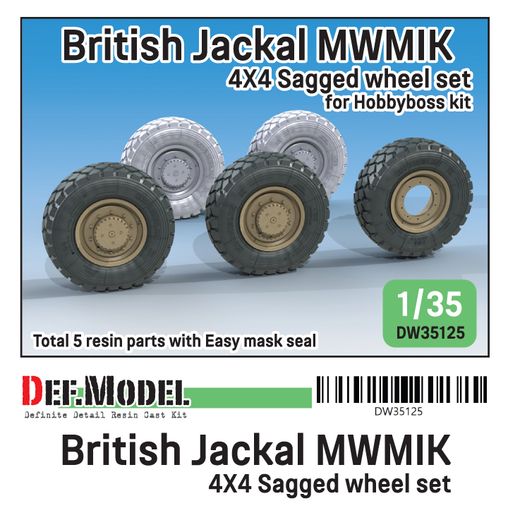 DEF.MODEL[DW35125]1/35 現用 イギリス陸軍ジャッカル1高機動装甲車用