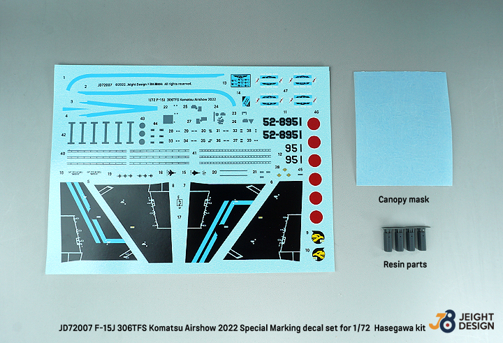 DEF.MODEL[JD72007]1/72 現用 航空自衛隊 F-15Jイーグル デカール