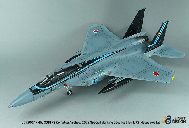 DEF.MODEL[JD72007]1/72 現用 航空自衛隊 F-15Jイーグル デカールセット 小松基地航空祭2022  マーヴェリック・スペシャル(ハセガワ用)