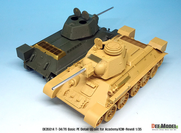 DEF.MODEL[DE35014]1/35 WWII露 T-34/76 基本ディティールセット(アカデミー/ICM用)