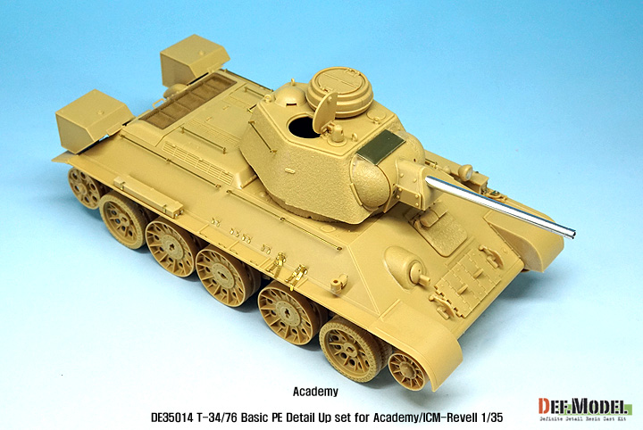 DEF.MODEL[DE35014]1/35 WWII露 T-34/76 基本ディティールセット(アカデミー/ICM用)