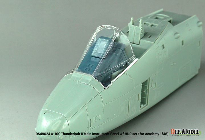 DEF.MODEL[DS48024]1/48 現用 アメリカ空軍 A-10サンダーボルトII 主計器パネル/HUDセット(アカデミー用)