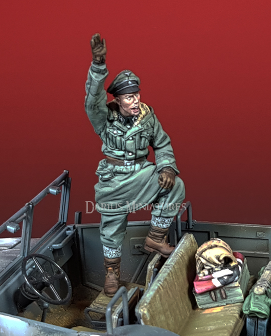 Darius Miniatures[DMF35068]1/35 WWII ドイツ武装親衛隊 車内から合図を送るSS将校