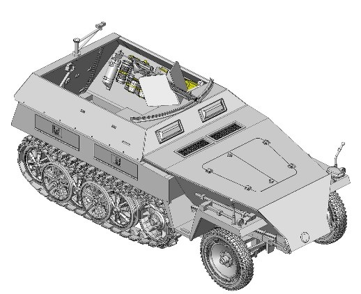 ダス・ヴェルク[USCDW35029]1/35 le.SPW Sd.Kfz.250/1 B型 (ノイ