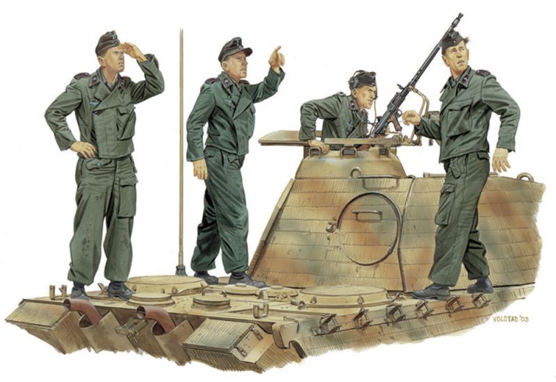 ドラゴンモデル[DR6191]1/35 WW.II ドイツ軍 戦車兵 