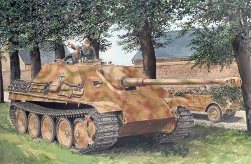ドラゴンモデル[DR6494]1/35 WW.II ドイツ軍 ヤークトパンター 駆逐戦車 G1 初期型 w/ツィメリットコーティング