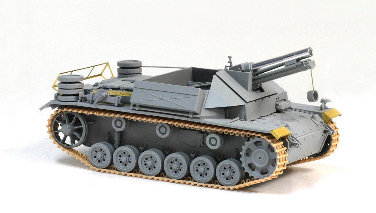 ドラゴンモデル[DR6904]1/35 WW.II ドイツ軍 15cm 33式重歩兵砲搭載 自走砲 III号戦車H型車体