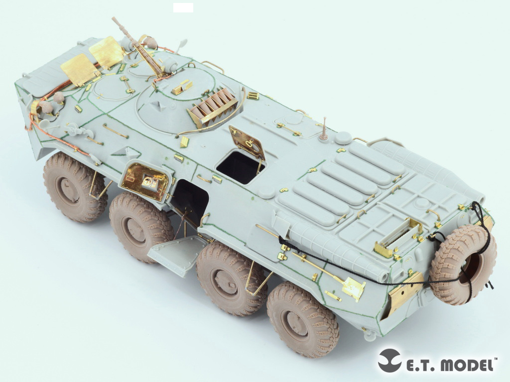 E.T.MODEL[E35-310]1/35 現用 ロシア BTR-80/80A装甲兵員輸送車(トランペッター用)