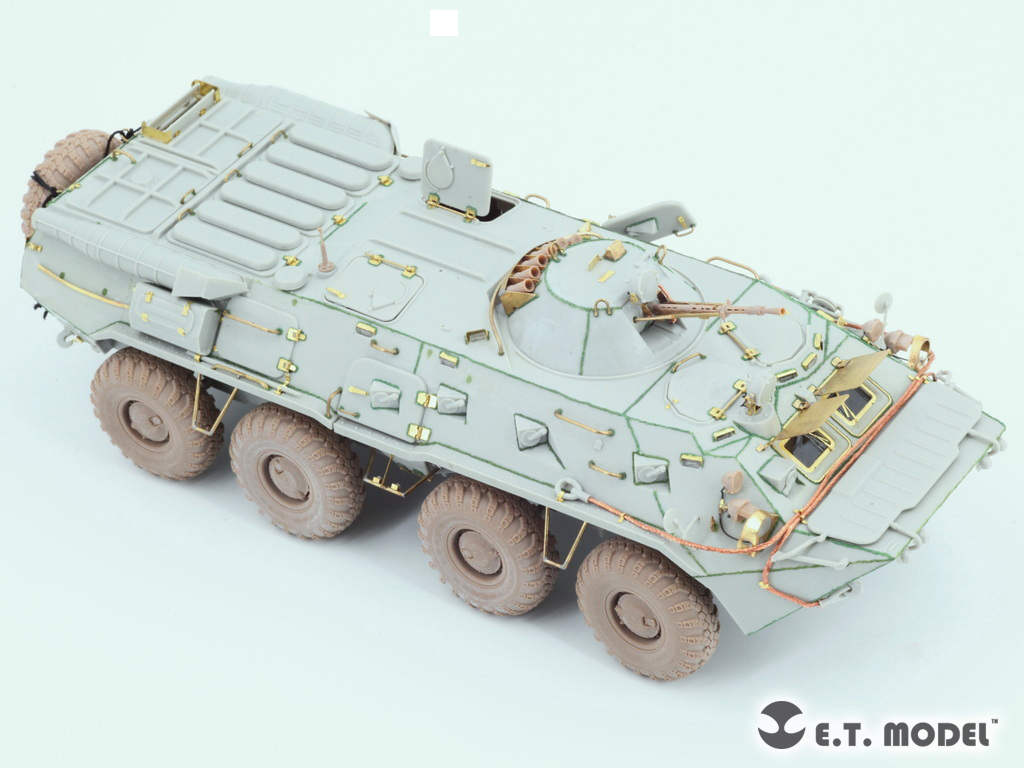 E.T.MODEL[E35-310]1/35 現用 ロシア BTR-80/80A装甲兵員輸送車(トランペッター用)