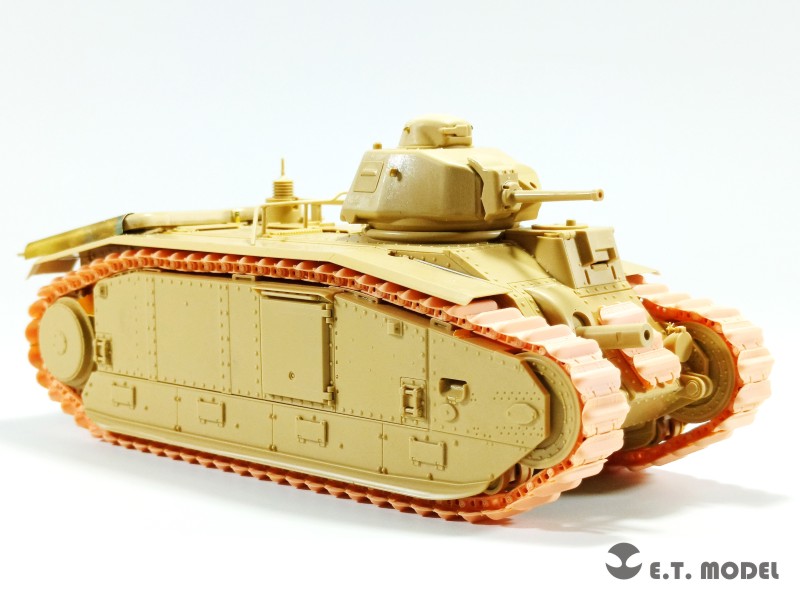 E.T.MODEL[P35-019]1/35 WWII フランス戦車B1bis用可動式履帯(3D)