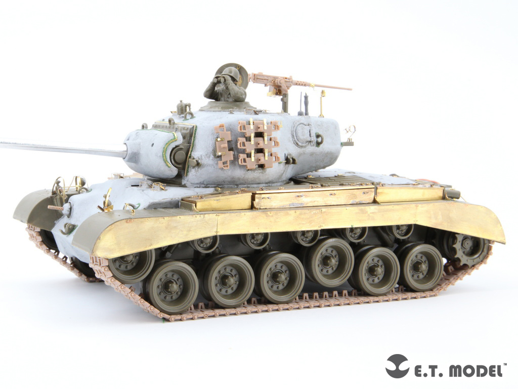 E.T.MODEL[P35-058]1/35 WWII アメリカ M26パーシング中戦車用可動式履帯(タミヤ用)