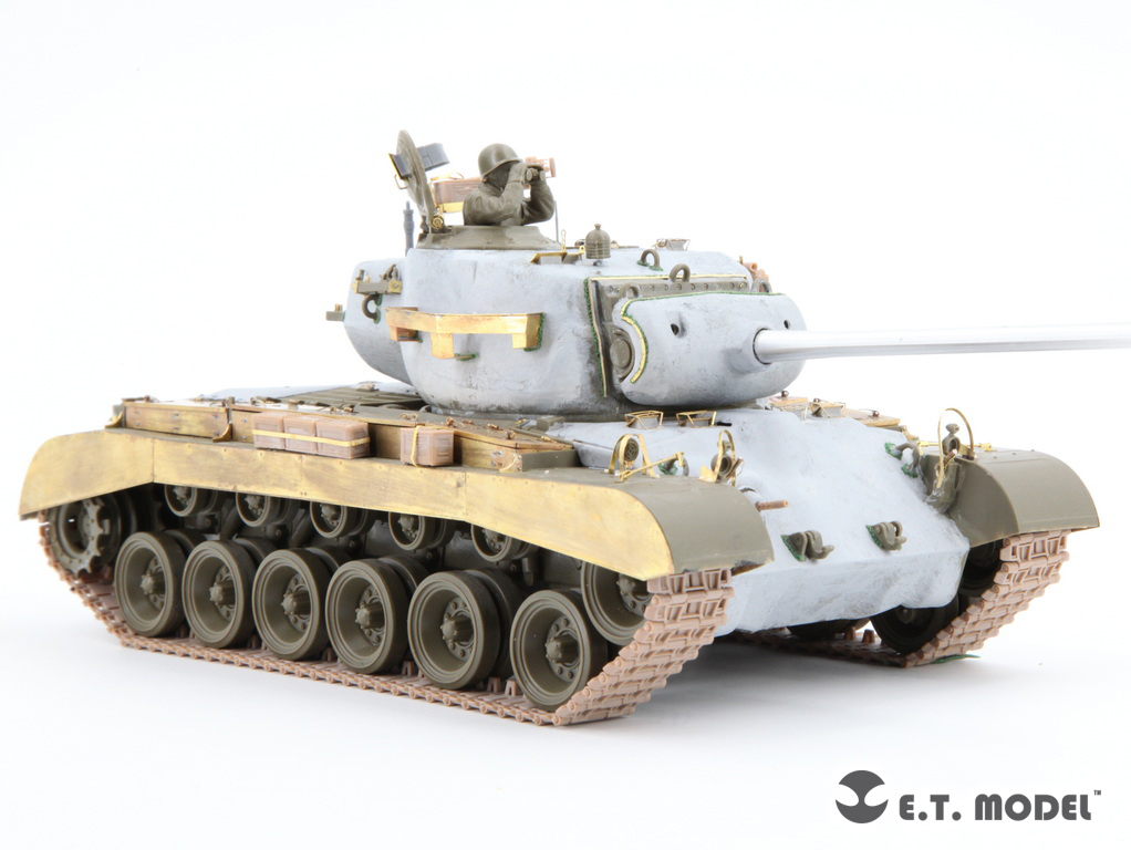 E.T.MODEL[P35-058]1/35 WWII アメリカ M26パーシング中戦車用可動式履帯(タミヤ用)