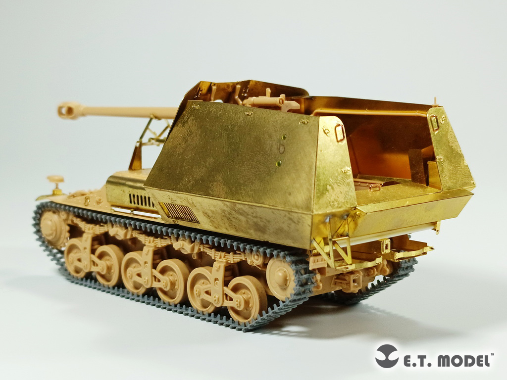 E.T.MODEL[P35-031]1/35 WWII ドイツSd.Kfz135マルダーI対戦車自走砲用可動式履帯(3Dプリンター)