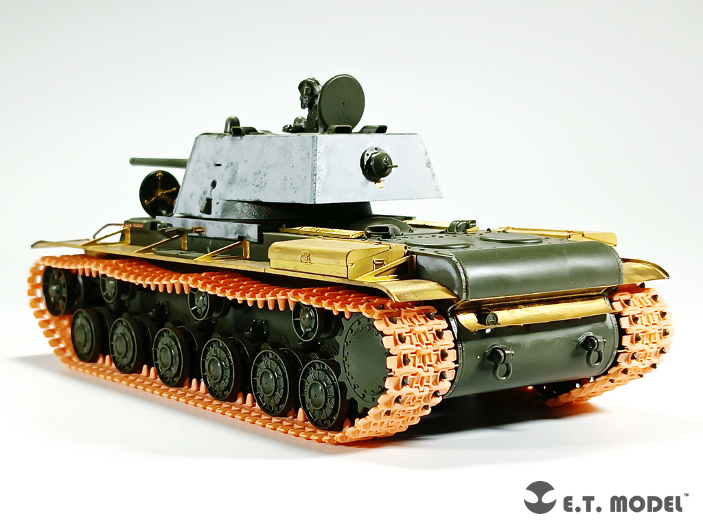 E.T.MODEL[P35-050]1/35 WWII 露/ソ ロシアKV-1/2重戦車(700mm初期型)用可動式履帯(3Dプリンター)