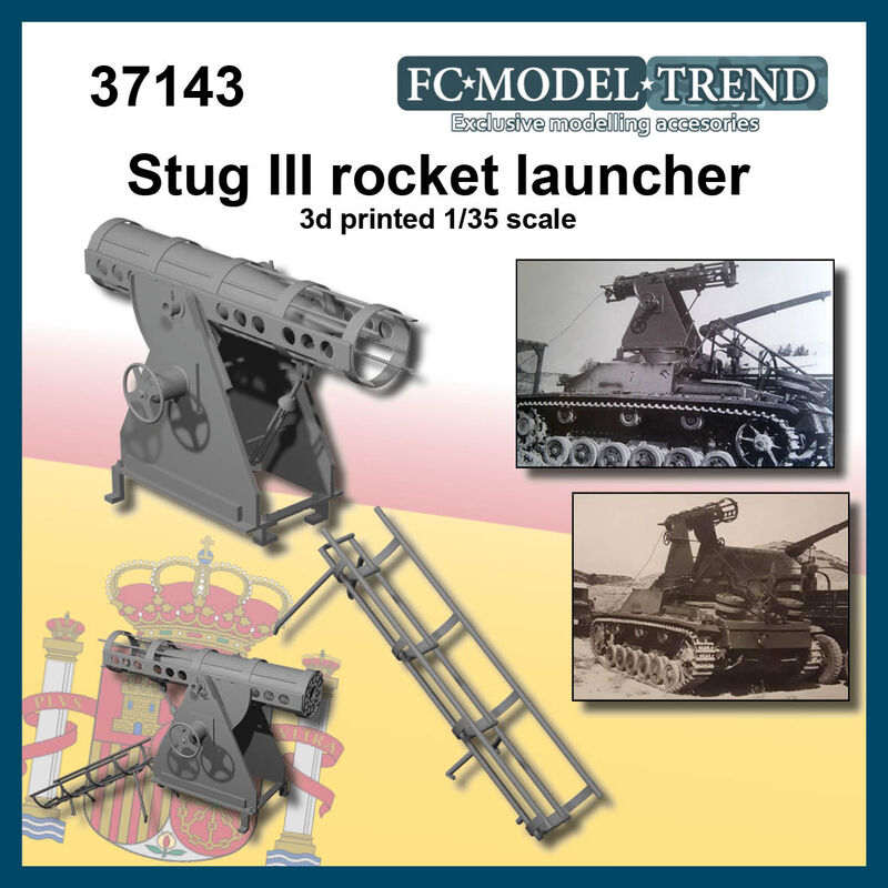 FC☆MODEL[FC37143]1/35 WWII ドイツ III号突撃砲 ロケットランチャー