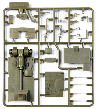 ファインモールド[FM35721]1/35 九七式中戦車[新砲塔チハ]プラ製インテリア&履帯付セット