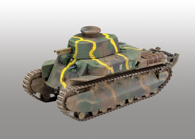 モンモデル 1 35 日本陸軍 ルノー甲型戦車 - 模型