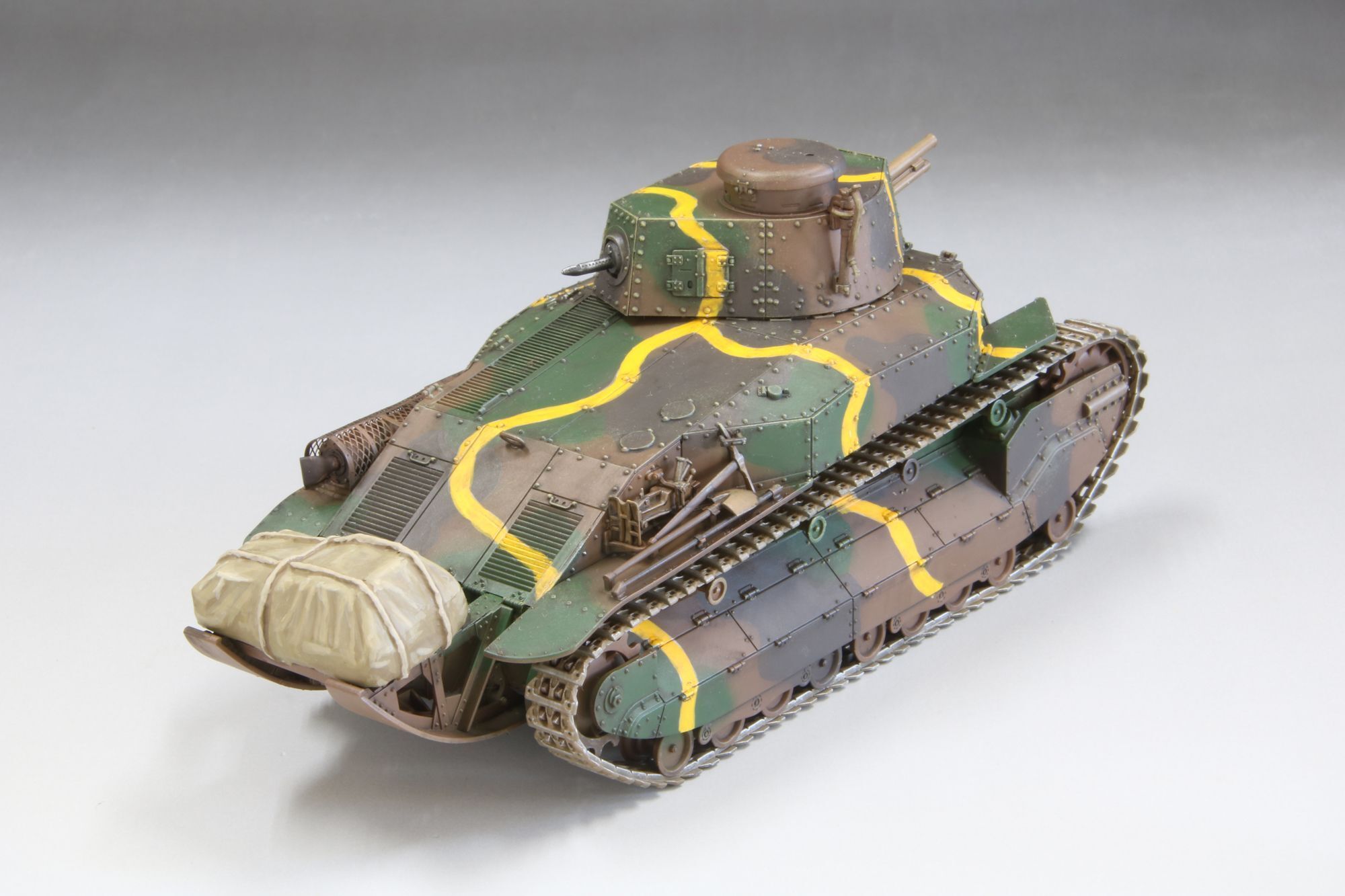 Finemolds 1/35日本軍二式砲戦車プラモデルジオラマ - プラモデル