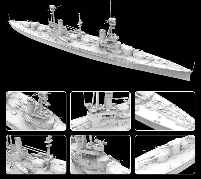 フライホーク[FLYFH1310]1/700 イギリス海軍エジンコート - M.S Models