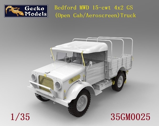 ゲッコー・モデル[GEC35GM0025]1/35 ベッドフォード MWD 15-cwt4x2 GS 
