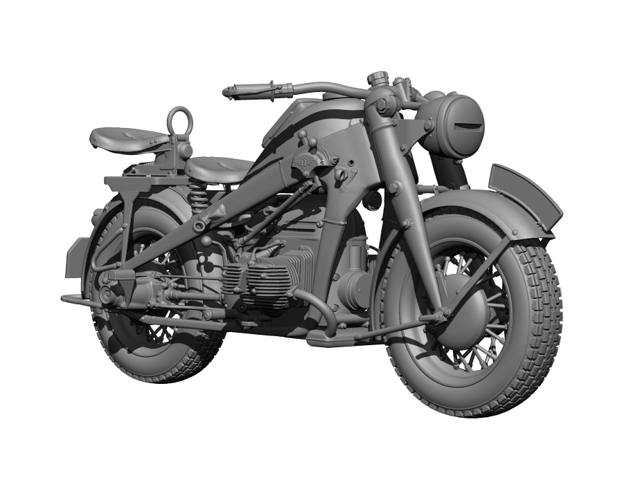 ドラゴン 1 9 BMW R75 バイク兵付き - 模型製作用品