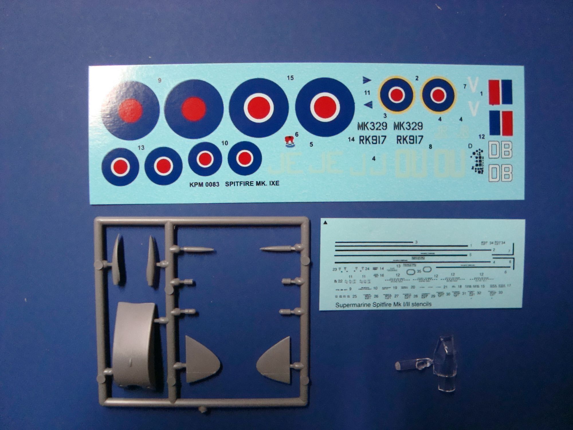 KPモデル[KPM0083]1/72 スピットファイアＭｋ．ＩＸｅ「ＲＡＦ」 - M.S