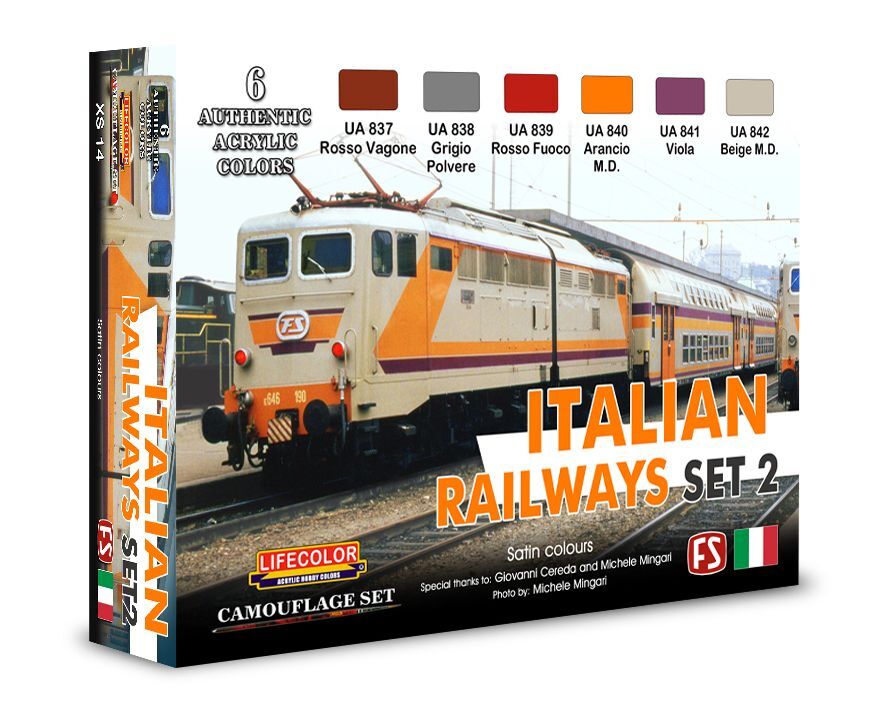 ライフカラー[XS-14]イタリア鉄道カラーセット2 Models Web Shop
