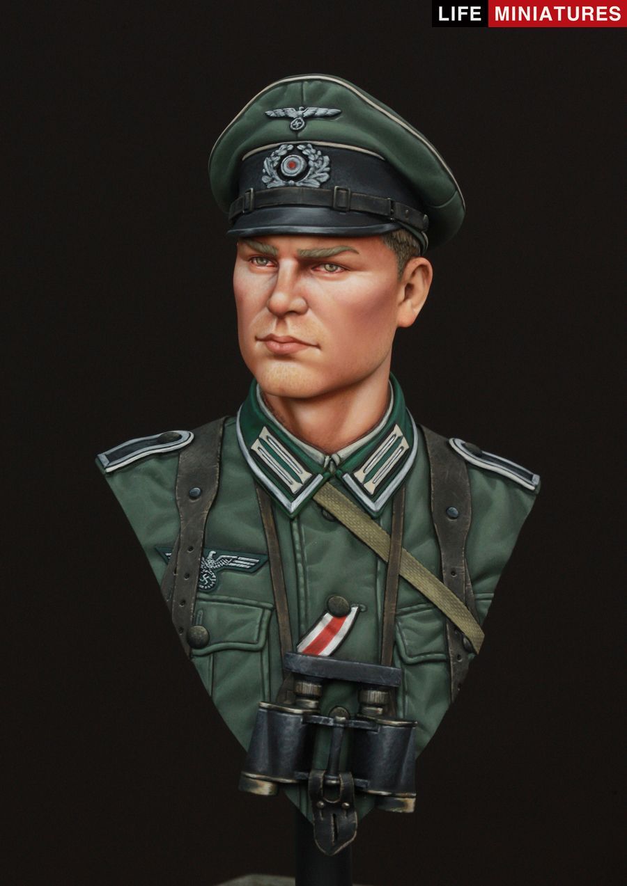 ライフミニチュア[LM-B027]1/10 WWII 胸像 ドイツ国防軍下士官