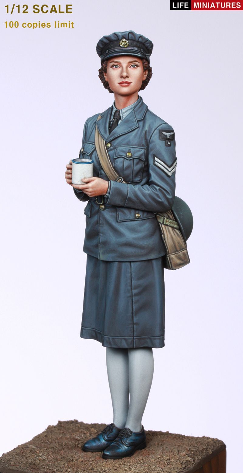 ライフミニチュア[LM-12003]1/12 WWII イギリス空軍WAAF(婦人補助空軍) 副班長 1940-1941年