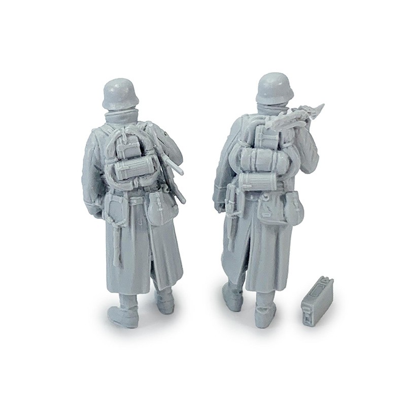 MacOne Models[MAC48602]1/48 WWIIドイツ陸軍冬季装備歩兵セットA MG