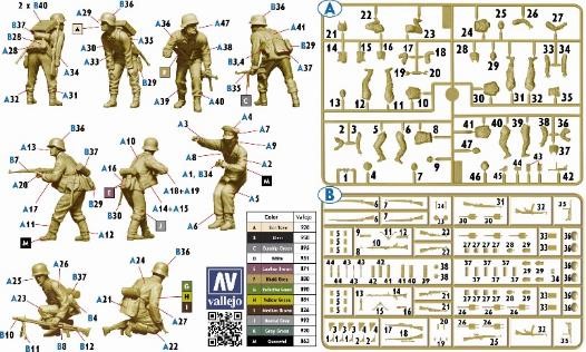 マスターボックス[MSB35218]1/35 ドイツ兵 1944〜1945年「機関銃だ