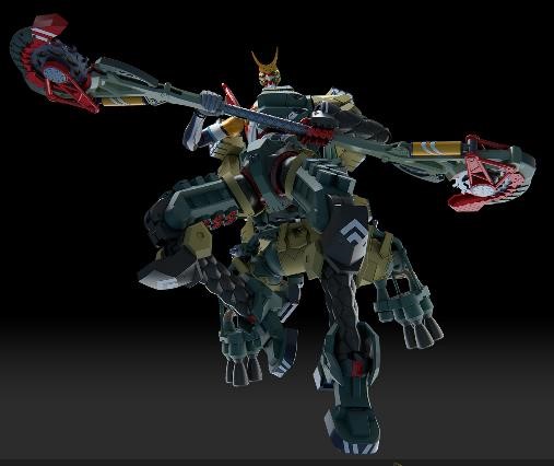 モンモデル[MENMECHA-004M]汎用ヒト型決戦兵器　人造人間エヴァンゲリオン新2号機α (マルチカラー版)