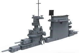 モンモデル[MENPS-002]1/700 アメリカ海軍航空母艦　レキシントン (CV-2)