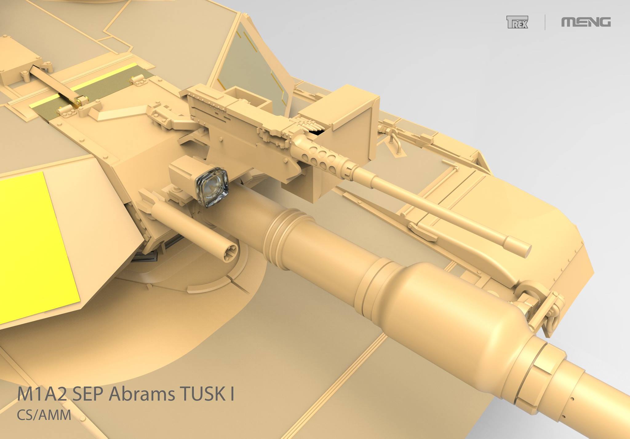 モンモデル[MENTS-026]1/35 アメリカ主力戦車 M1A2 SEP TUSK I/TUSK II