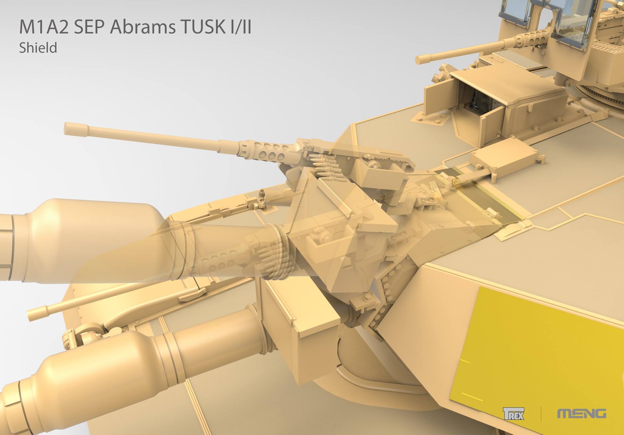 モンモデル[MENTS-026]1/35 アメリカ主力戦車 M1A2 SEP TUSK I/TUSK II