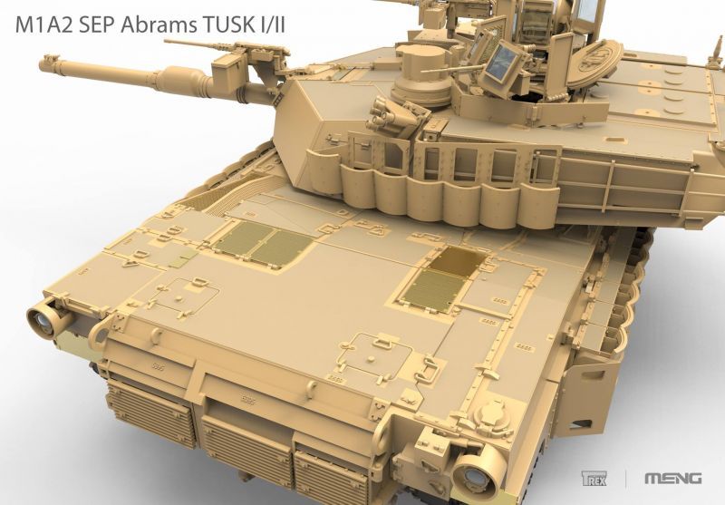 モンモデル 1/35 アメリカ主力戦車 M1A2 SEP TUSK I/TUSK II MENTS-026