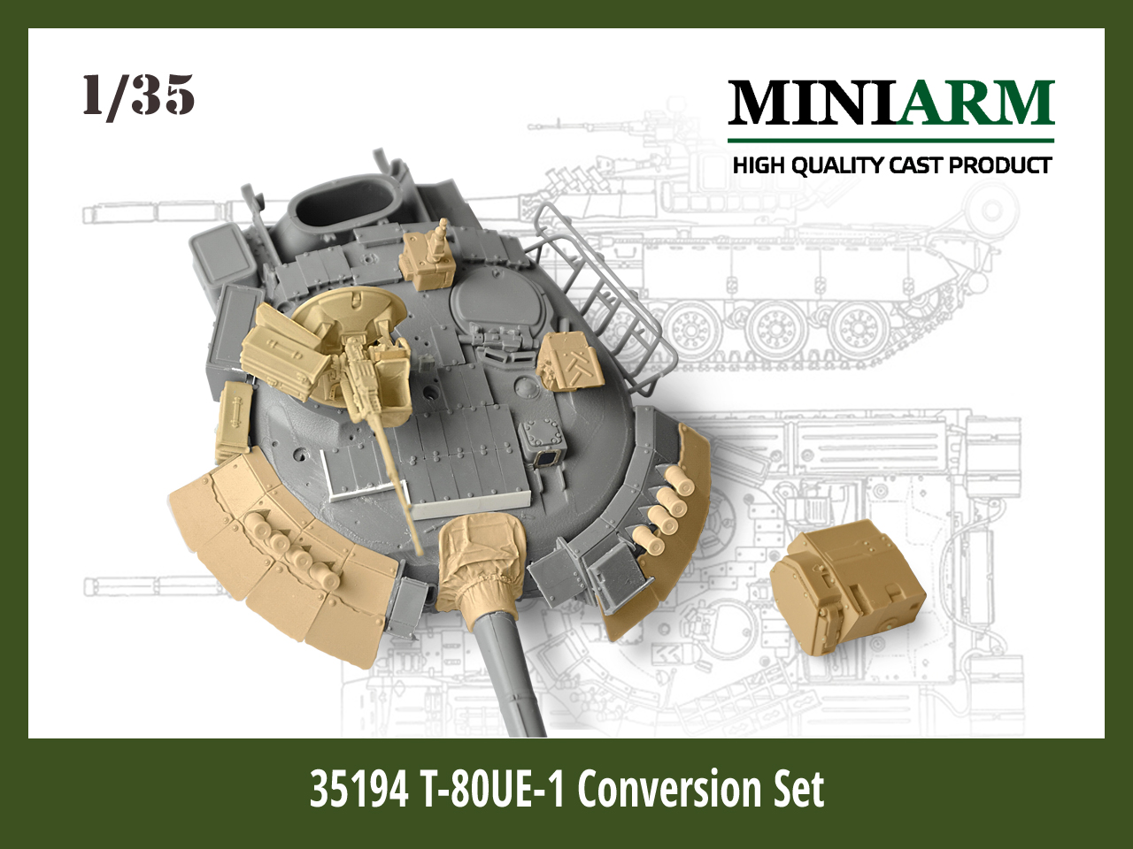 Miniarm[B35194]1/35 現用 ロシア T-80UE(УЕ)-1コンバージョンセット
