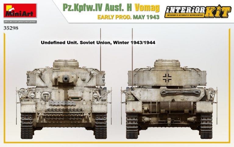 ミニアート[MA35298]1/35 IV号戦車 H型 Vomag工場製 初期型(1943年5月) フルインテリア(内部再現）