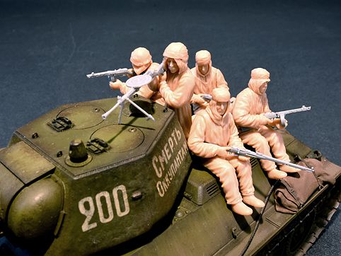 ミニアート[MA35226]1/35 ソビエト突撃歩兵（冬季迷彩服仕様）5体入