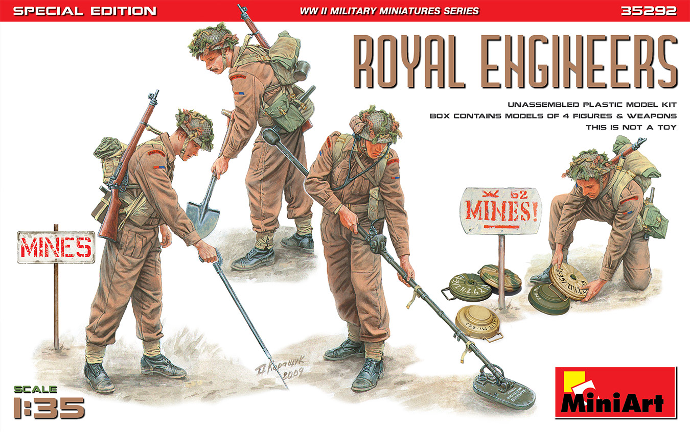 ミニアート Ma 1 35 イギリス陸軍工兵隊 特別版 4体入り M S Models Web Shop